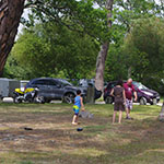 Partie de pétanque à Sanguinet